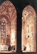 GIOTTO di Bondone View of the Peruzzi and Bardi Chapels fh USA oil painting artist